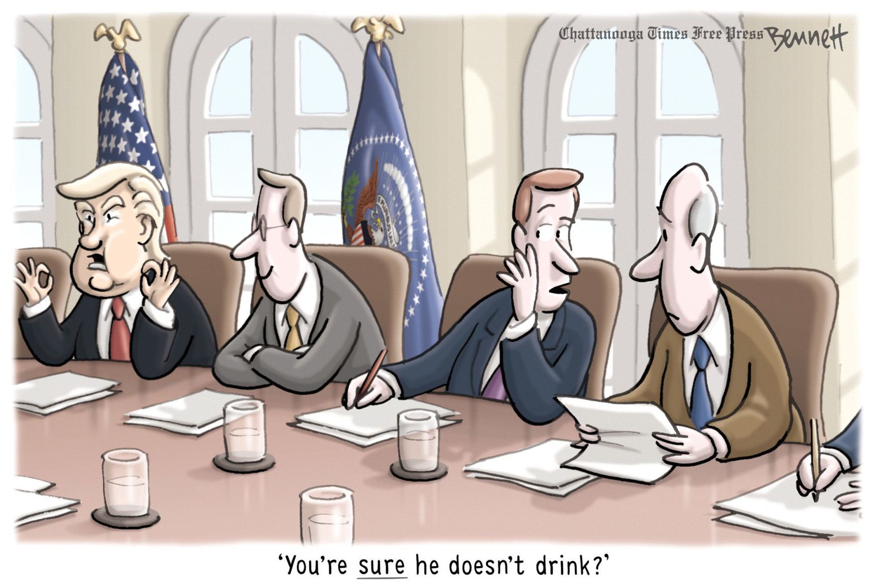 Clay Bennett editorial cartoon